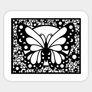 Monarch Butterfly Sticker